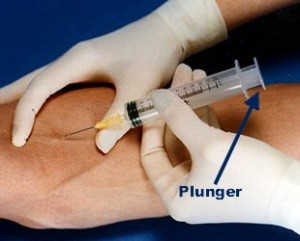 Syringe Style Needle For Venipuncture